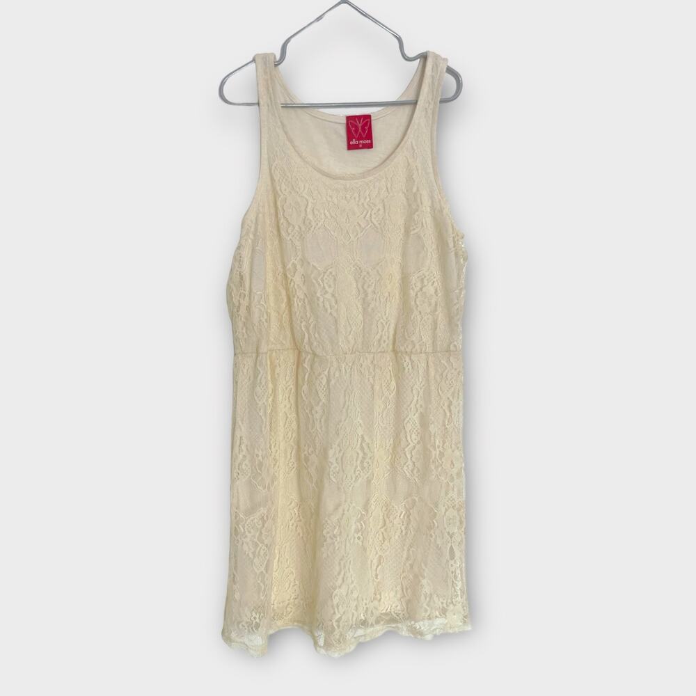 Kids Ella Moss Lace Strapless Dress Sz 12 Stylish & Breezy